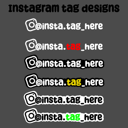 Instagram tags